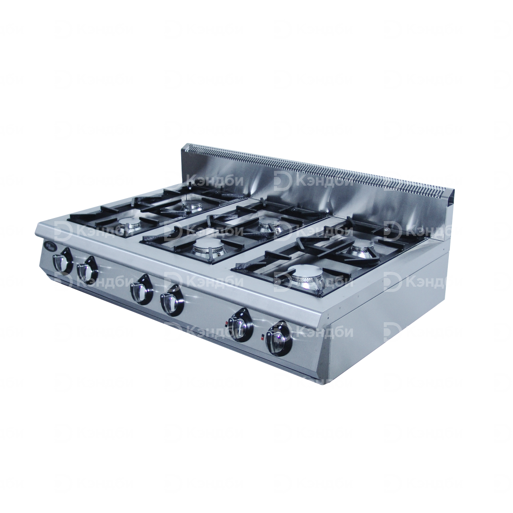 Плита 6 конфорочная Grill Master Ф6ПГ/800 (50006, газ) купить по цене 131  064 руб. с доставкой в интернет-магазине Кэндби