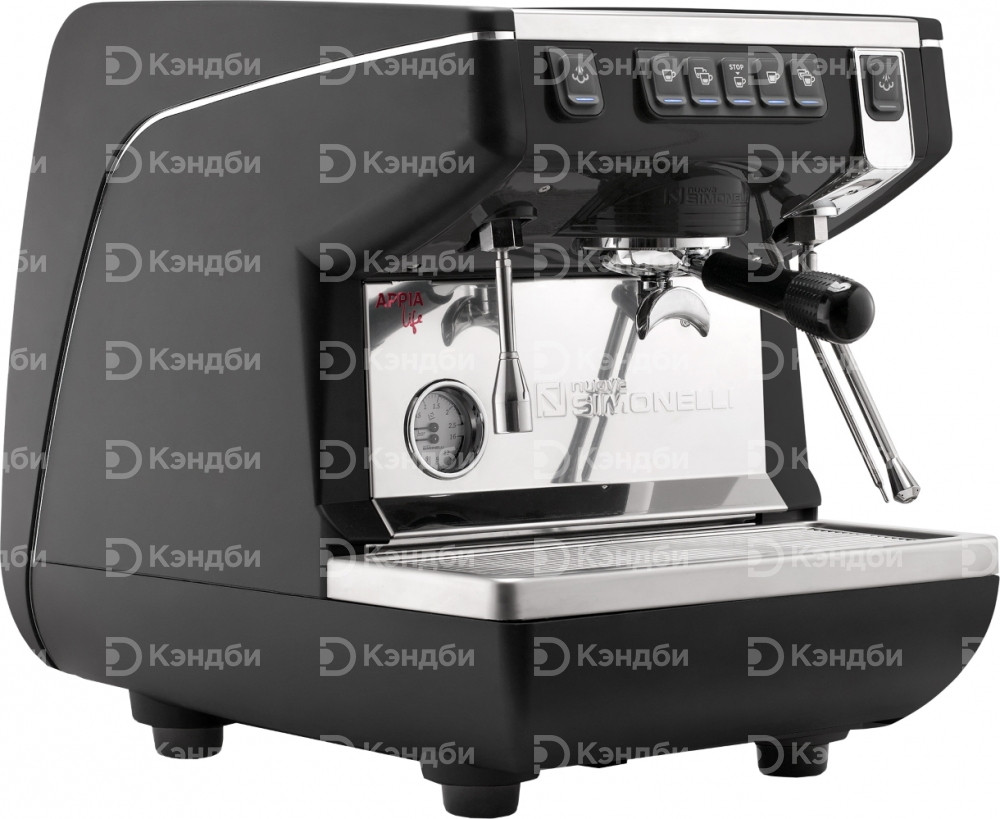 Кофемашина Nuova Simonelli APPIA LIFE 1GR S 167514 (черный, высокая группа,  1Ф) купить по цене 225 165 руб. с доставкой в интернет-магазине Кэндби