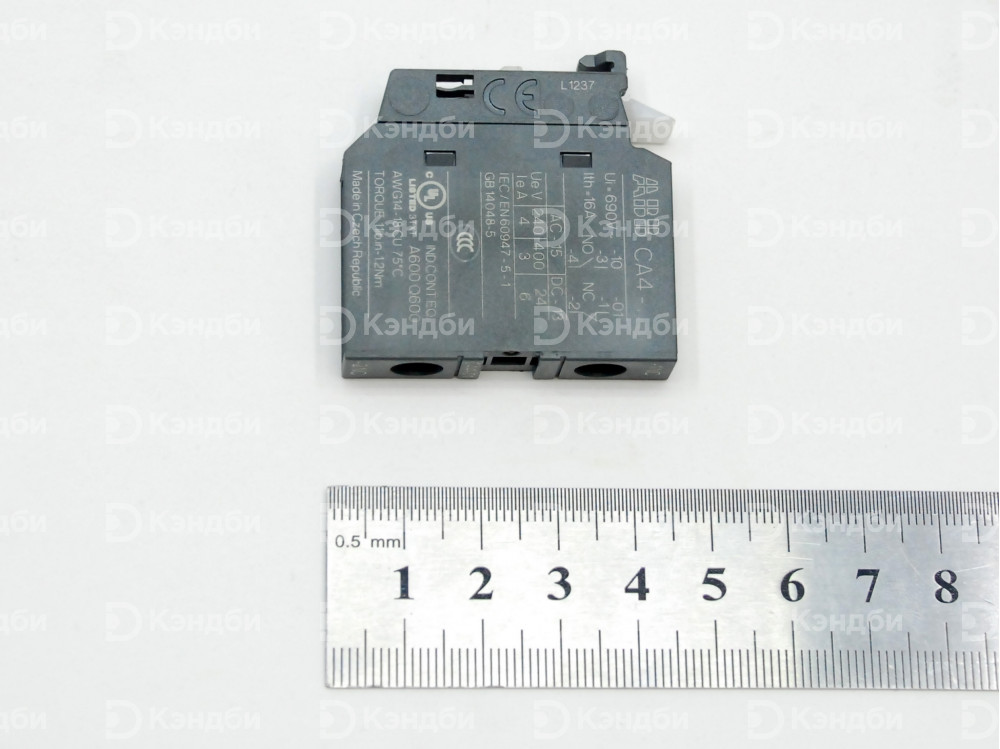Контакт фронтальный контактора ABB AF09-AF96, NF (CA4-01, 1НЗ, 690 В, 6 ...